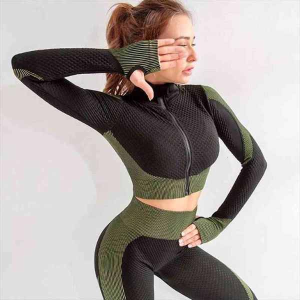 

full-zip crop jacket sport womens legging long sleeves gloved workout running exercise gym track sweatshirt slim casual activewear, Black