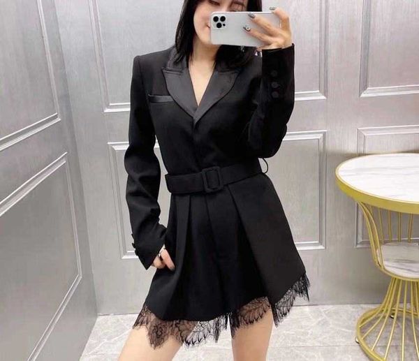 

casual dresses wz12399 female fashions spring dress luxury brand european design party tdq4, Black;gray