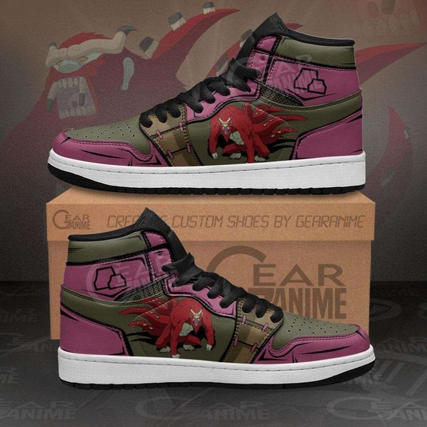

four tails son sneakers narutos custom anime shoes