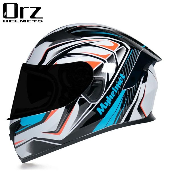 

motorcycle helmets full face helmet racing motocross route casque moto capacete casco off-road for adults