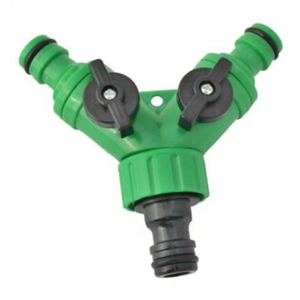 

watering equipments garden water nipple interface pipe adapter y shape hose splitter valve horticultural balcony irrigation car washing