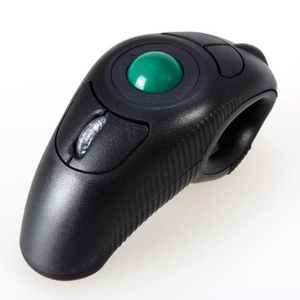 

mice wireless universal trackball mouse 2.4ghz handheld is ergonomically designed with an optical a usb receiver