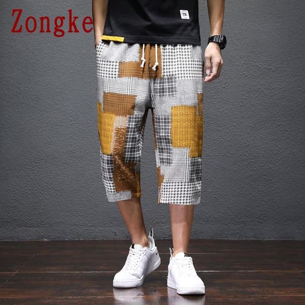 

zongke 2021 harem pants men trousers casual joggers sweatpants hip hop streetwear male plus size m-4xl men's, Black