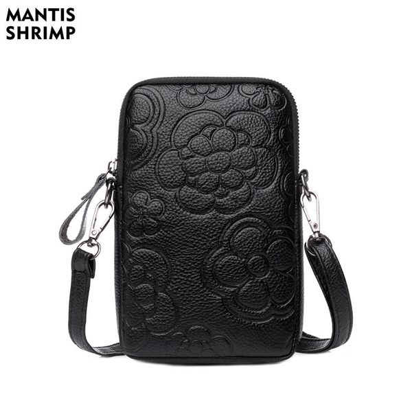 

evening bags women bag designer mobile phone portable mini classic messenger pu leather printing crossbody girls shoulder