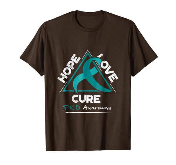 

polycystic kidney disease shirt pkd awareness hope love cure, White;black