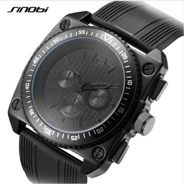 

wristwatches sinobi army military sport wrist watch men brand men's fashion watches waterproof silicone clock reloj hombre, Slivery;brown