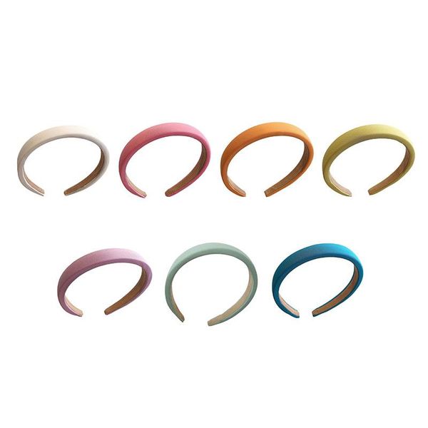 

hair clips & barrettes 1pcs candy-colored sponge headband velvet headbands for women solid color hoop girls non-slip hairbands accessories, Golden;silver