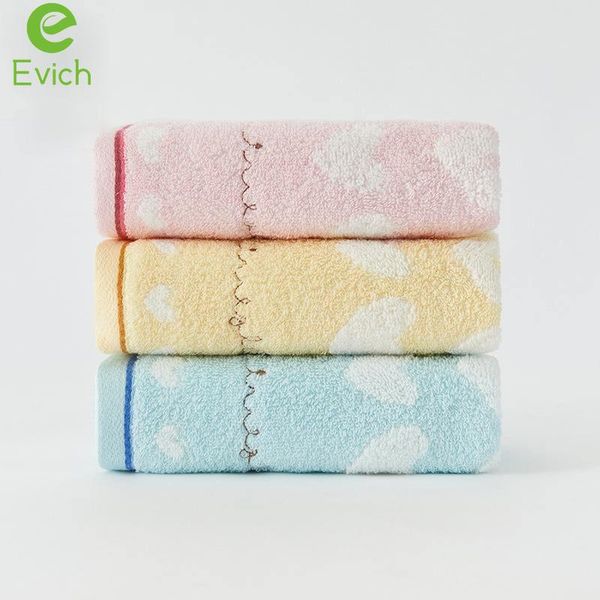 

towel evich cartoon embroidered cotton untwisted yarn embroidery soft absorbent and comfortable flower children jf167