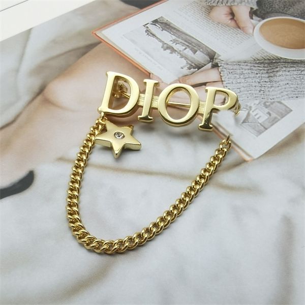 

new letters simple tassel light luxury gold lovely brooch women fine jewelry discount accessories 6iqv, Gray