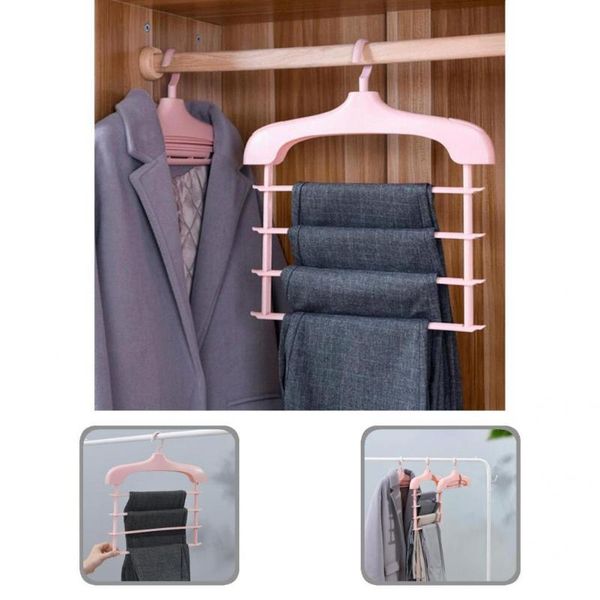 

hangers & racks useful closet trousers hanger storage rack pvc space-saving