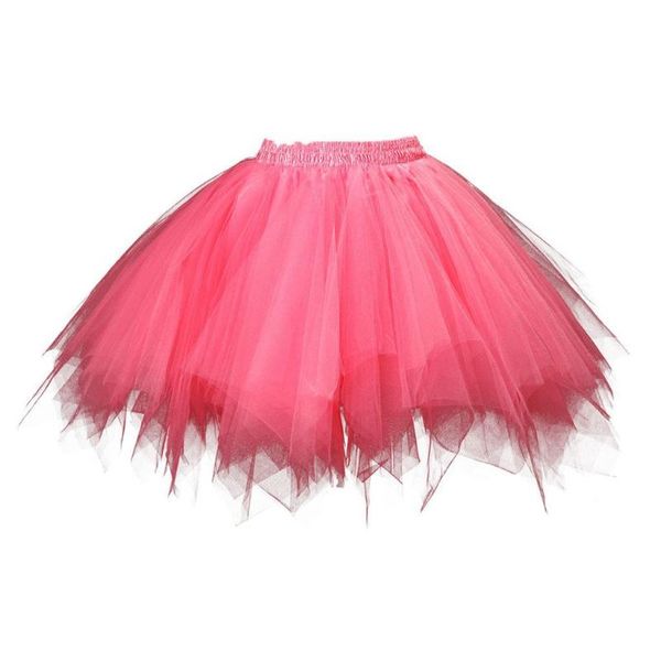 

skirts womail womens tulle skirt candy colors women summer faldas mujer colorful tutu dance ballet 1227#3, Black