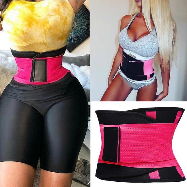 

women's shapers waist trainer belt for women & man - cincher trimmer weight loss ab slimming body shaper, Black;white