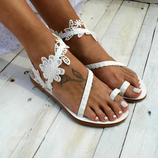 

sandals 2021 summer for women slip-on flat shoes female japanese style lolita wedding open toe beach, Black