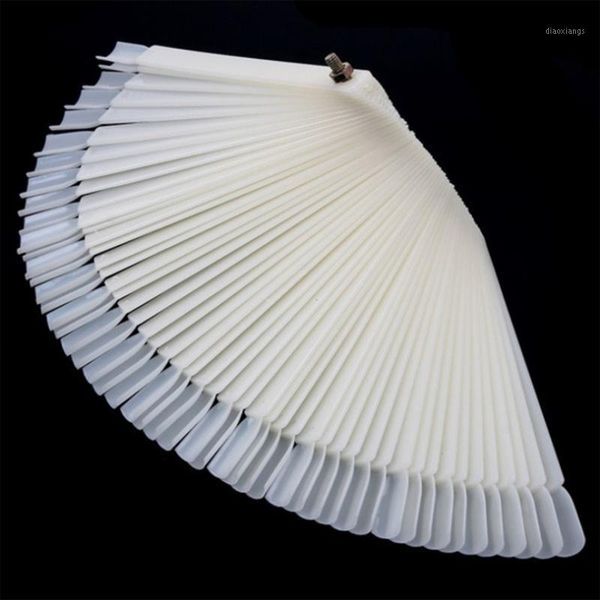 

50pcs false nail tips nature clear black fan finger full card art display practice acrylic uv gel polish tool /100sets1, Red;gold