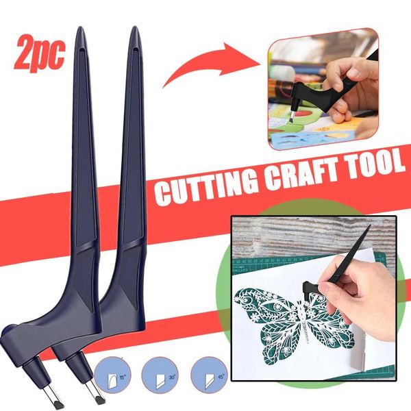

professional hand tool sets diy art cutting tool, craft kinfe with 360Â° stainless steel rotating blade safety cutter paper knife accessories