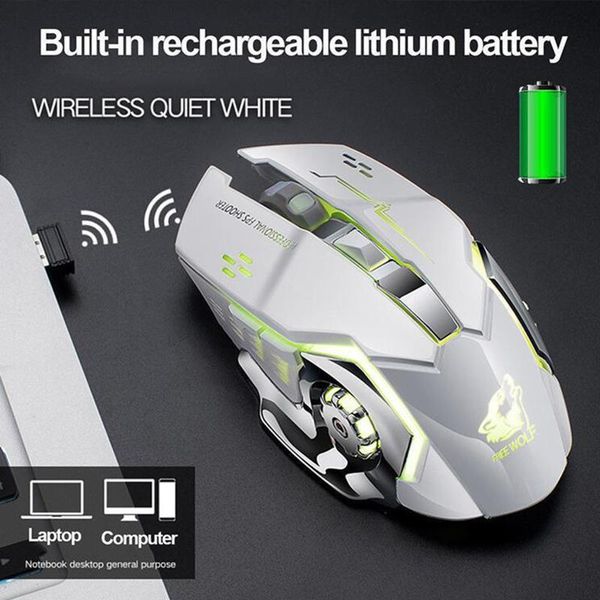 

mice 2.4 ghz wired 1800 dpi breathing light rgb for gamer pc mouse 6 buttons windows 7/8/10/xp linux gaming