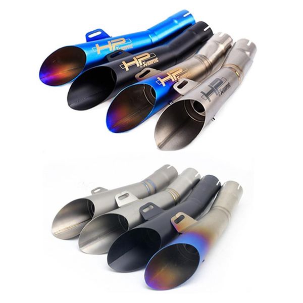 

38-51mm universal motorcycle exhaust pipe escape muffler sports for r6 r3 r1 r15 v1 v2 v3 cb600 mt07 nijia 400 atv dirt pit bike system