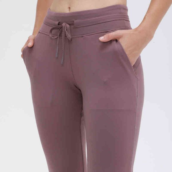 

leisure sports pants women's high waist leggings same yoga pocket, Gray