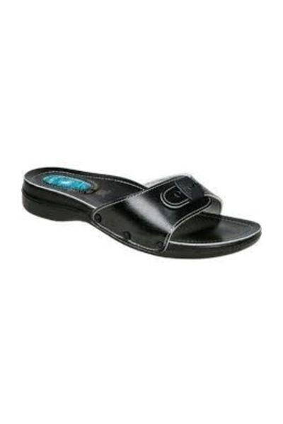 

sandals treatment of 6500-1 black ladies heel support giving special design