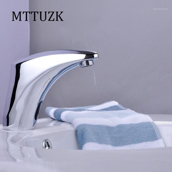 

bathroom sink faucets vidric automatic touch sensor water saving basin tap and cold mixer dc6v&ac220v torneira ac220v1