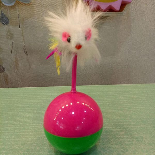 

cat toys collection sustainable pet mimi favorite fur mouse tumbler kitten plastic play balls for catch cats delivers