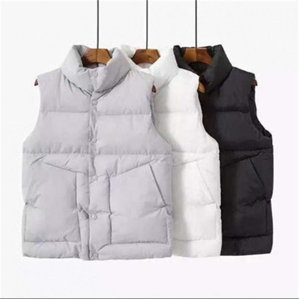 

women's vests women gilet warm vest parkas woman 2021 autumn winter sleeveless jacket coat bodywarmer for girl waistcoat female, Black;white