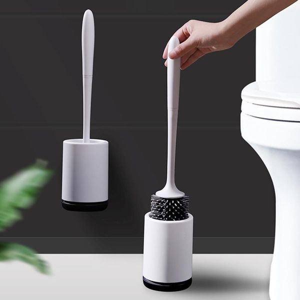 

toilet brush rubber head holder cleaning for wall hanging household floor bathroom accessories bath accessory set