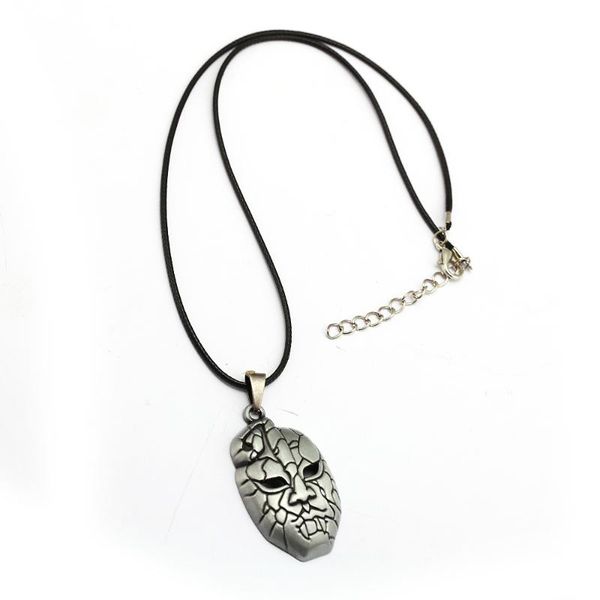 

pendant necklaces chozo art collection jojos bizarre adventure stone mask metal necklace cosplay gift, Silver