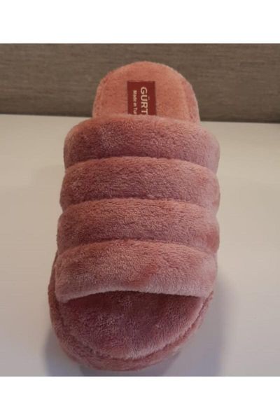 

slippers women powder spike plush, Black