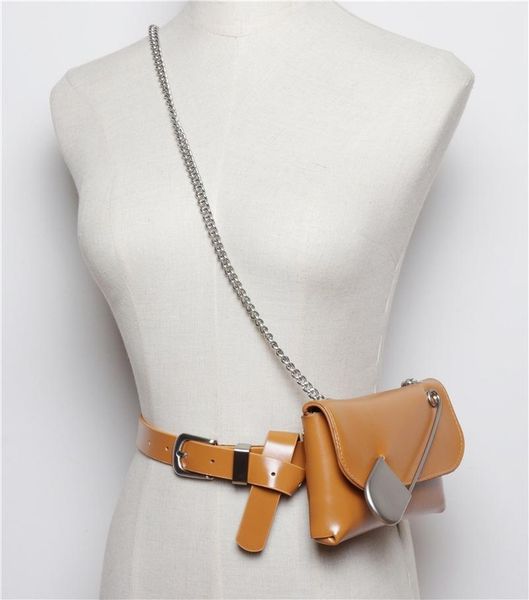 

waist bags 2021 belt bag women chain shoulder fur fanny pack