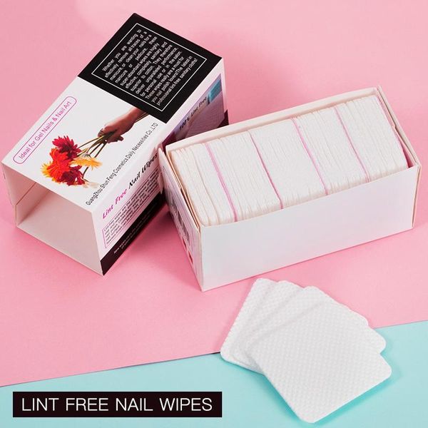 

nail art equipment 250pcs cosmetic removal pads disposable polish remover cottons makeup tool for female, Silver