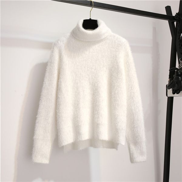 

women's tracksuits set two pieces of nightgown and high-collar shorts, set warm thick korean winter clothes cxym, Gray