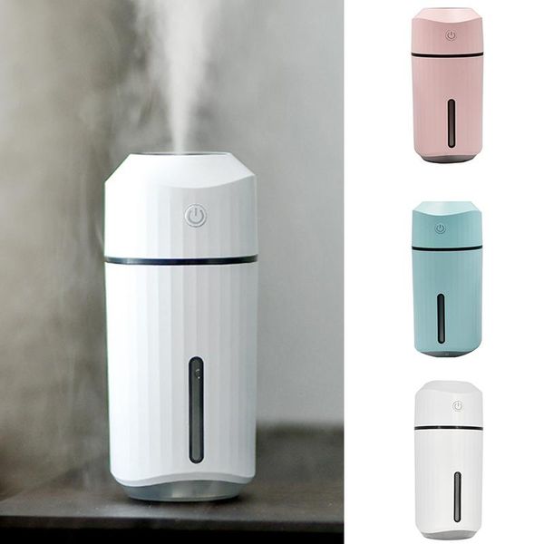 

fragrance lamps usb car humidifier portable small home cool mist with colorful night light anti-leakage essential oil diffuser 320ml dfds889