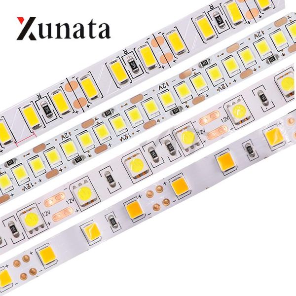 

strips 5m 12v led strip light flexible tape 60leds/m 120leds/m 240leds/m waterproof ribbon smd 5054 2835 5630 for decor