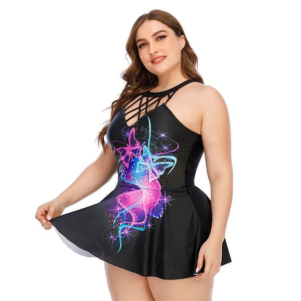 

two-piece suits large size 5xl women bikini sets halter swimsuit push up two pieces swimwear patchwork 2021 western style bathing
