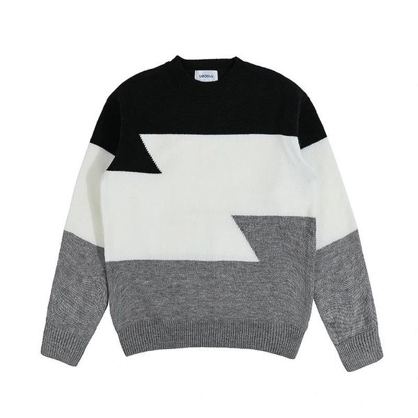 

men's sweaters winter cashmere warm sweater men turtleneck mens pullover patchwork fit knitted christmas jumper, White;black