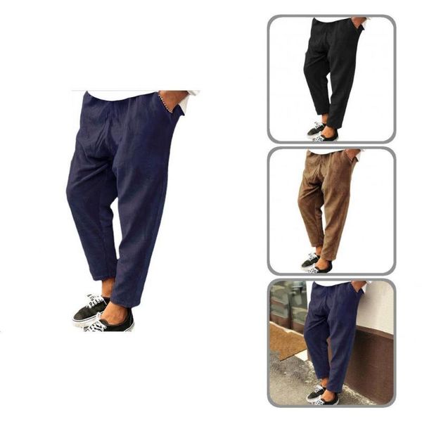 

men's pants nine skin-friendly 7 sizes four reason wear comfortable men straight-leg casual for friends, Black