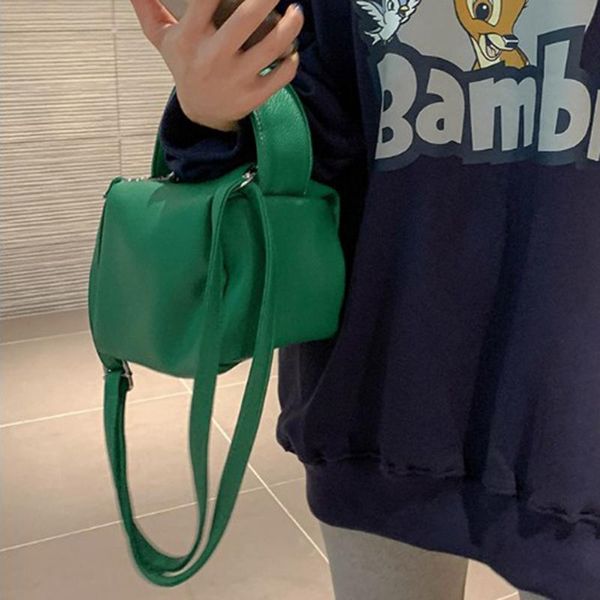 

women messenger fashion retro shoulder crossbody bag simple handbags versatile small square bags for soild cross body