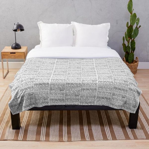

blankets ya book quotes throw blanket cover, warm decoration, bed and sofa, applicable to men women