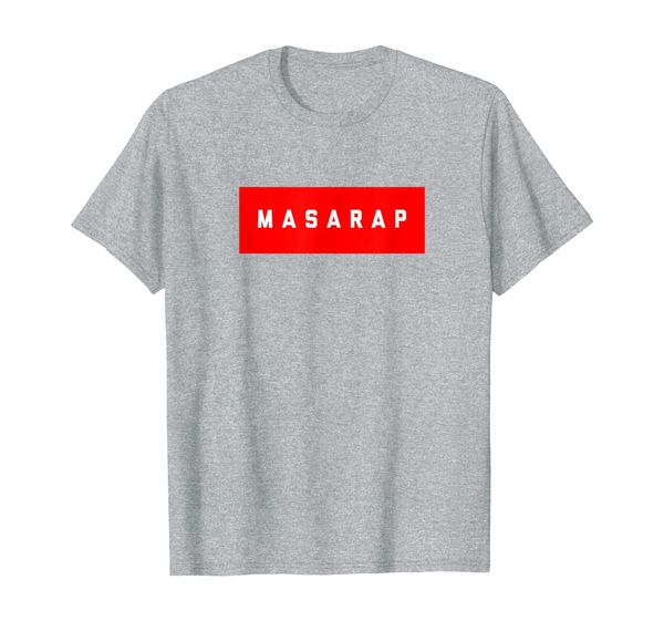 

filipino heritage masarap funny tagalog t shirt, White;black