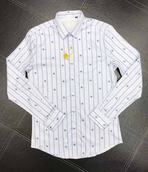 

mens designer shirts brand clothing men long sleeve dress shirt hip hop style cotton 2021new arrival 129, White;black