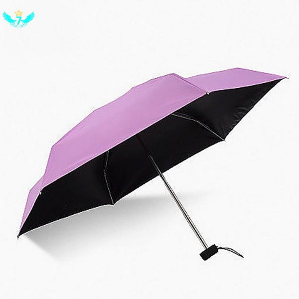 

umbrellas 1pc foldable cute mini pocket children's umbrella double windproof rain women boys beach men's sun girls dwh5