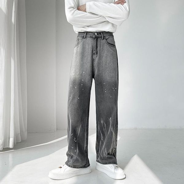 

men's jeans arrival korean streetwear fashion straight casual trousers, Blue