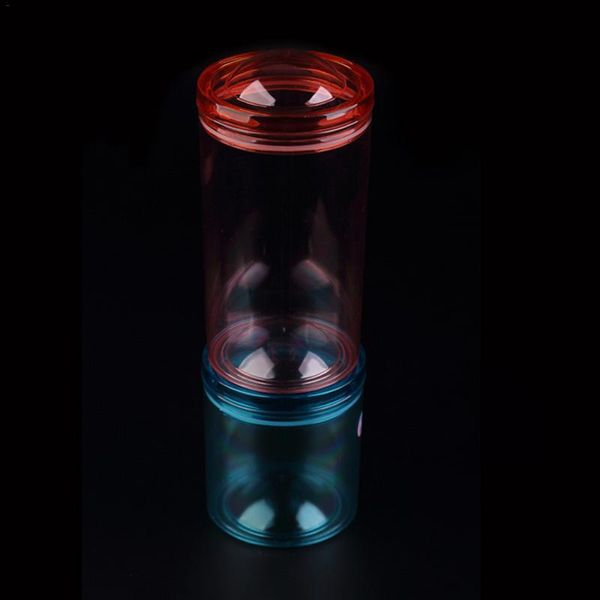 

fishing accessories sell small transparent plastic bottles sealed bait fish cans random color