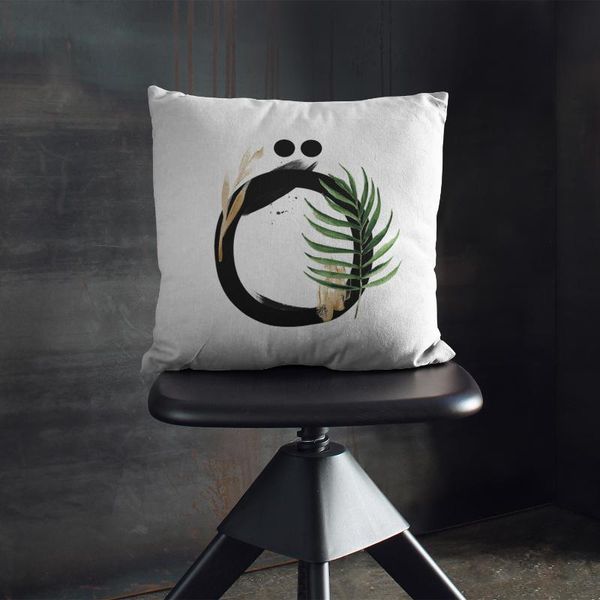 

pillow he to the special head letter design gift printed