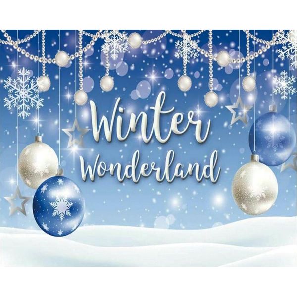 

party decoration winter wonderland snowflake ball birthday backdrop baby shower room decor po booth studio prop
