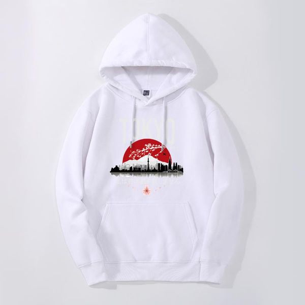 

men's hoodies & sweatshirts tokyo i don't speak japanese men pullover arrival fleece hooded tracksuit warm japan style streetwear, Black