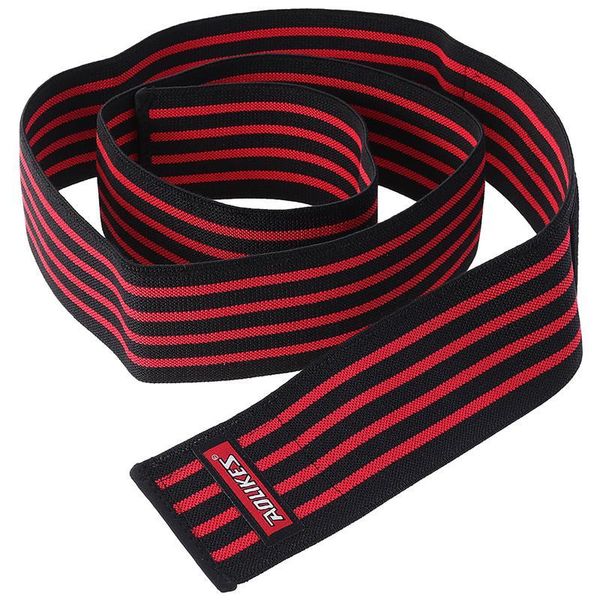 

elbow & knee pads 1pcs wrap weightlifting bodybuilding elastic reinforced fitness kneeband strap, Black;gray