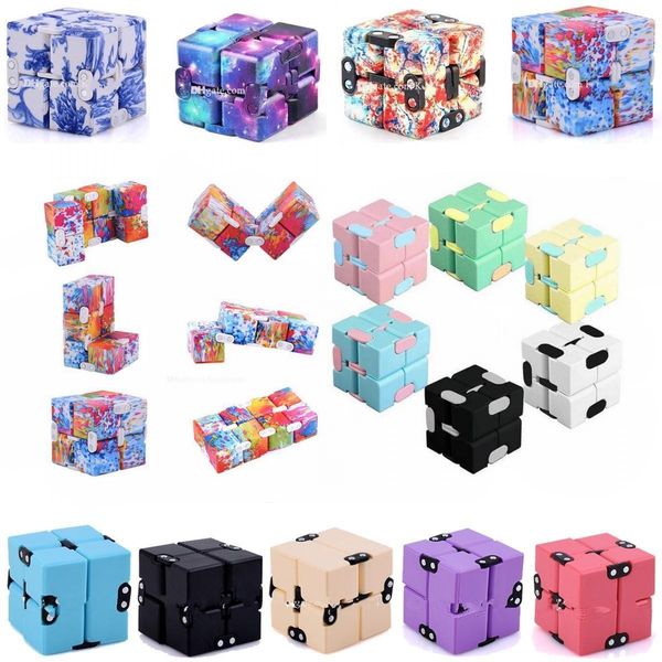 

universe infinity cube anxiety stress relief fidget toy finger plaything infinite conversion blocks puzzle cube for autism/adhd dhl cm31