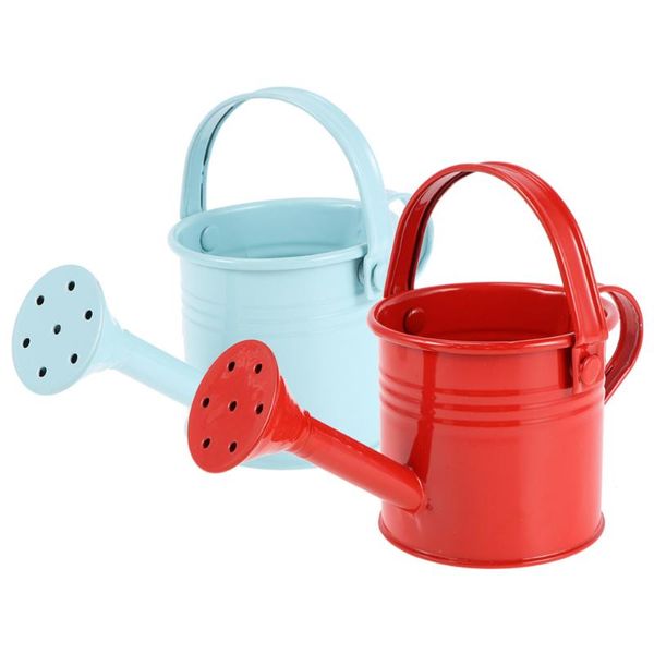 

watering equipments 2pcs durable iron sprinkling kettles portable for garden
